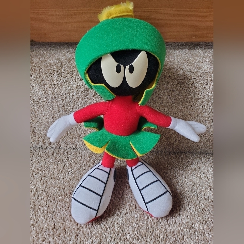 Vintage Marvin the Martian Applause plush 1994 12" Looney Tunes